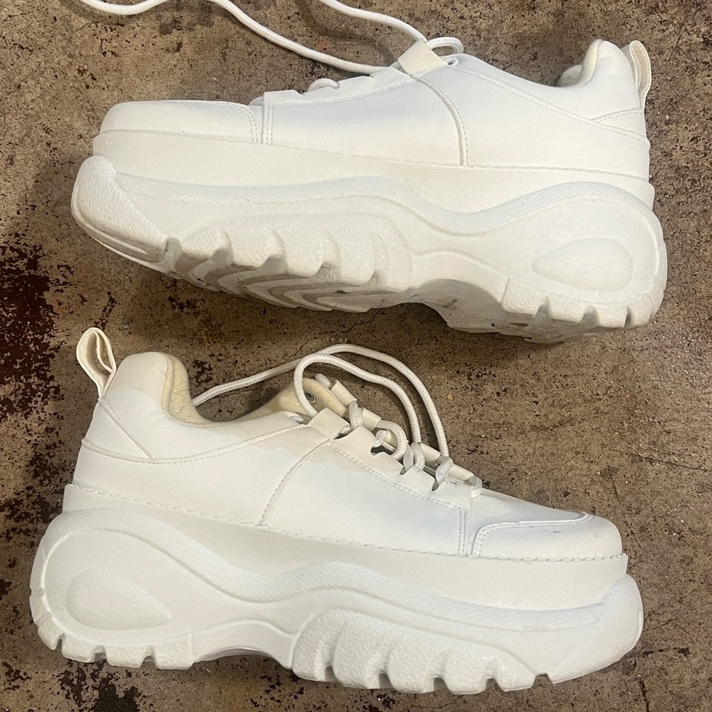 Platform rave sneakers